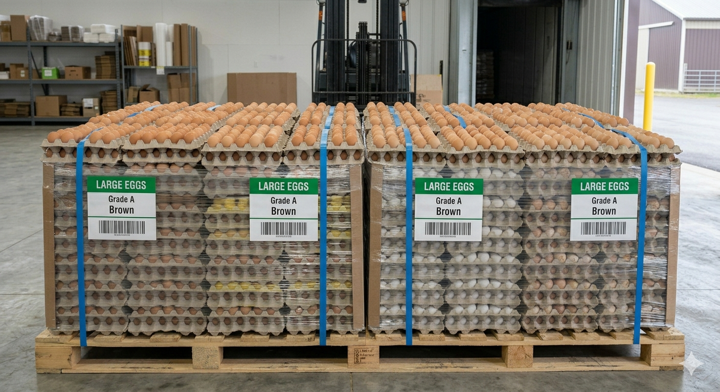 Large Eggs (12 Trays of 30) per box